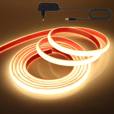 - 12V COB LED Strisce Al Neon [1M, Bianco Naturale 4000-4500K], IP68 Impermeabil - Immagine 1 di 4