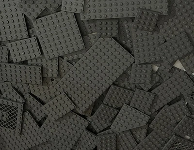 SHIPS FREE!! Lot of 25 LEGO Dark Bluish Gray Baseplates Baseplate MIxed Sizes - Image 1 of 4