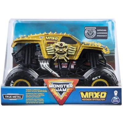 Max D Monster Jam 压铸卡车,1: 24 比例 - 适合收藏家和儿童 — 第 1/4 张图片