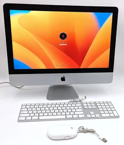 Apple iMac 21.5" A1418 (3068) Mid 2017 i5-7360U 2.30GHz 8GB RAM 1TB HDD Ventura - Picture 1 of 21