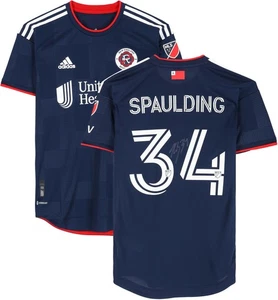 Ryan Spaulding New England Revolution Signed MU 34 Navy Jersey 2023 MLS Season-S - Picture 1 of 5
