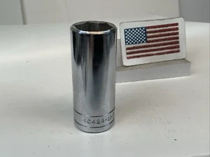 S-K TOOLS 40424, 3/4in. 3/8 Drive 6pt Deep SAE Socket, USA Made - Picture 1 of 5