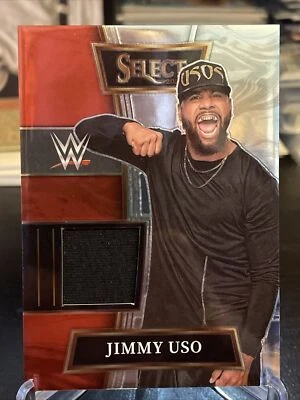2022 PANINI SELECT WWE JIMMY USO  SUPERSTAR WORN USED MATERIAL #SW-JMU - Image 1 of 2