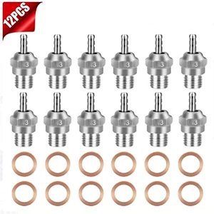 12X For HSP RC 4c Engines Traxxas 70117 3232X T-Maxx 2.5/3.3 N3 Spark Glow Plug - Picture 1 of 7