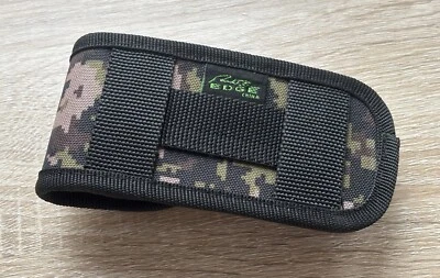 "Cuchillo de bolsillo camuflaje de 4"" funda horizontal vertical transporte nailon lazo de cinturón de alta resistencia" Foto 1 de 4