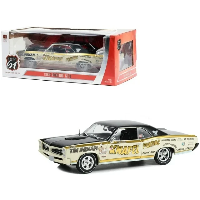 HIGHWAY 61 18036 1:18 1966 PONTIAC GTO NHRA "TIN INDIAN" KNAFEL PONTIAC - Image 1 of 1