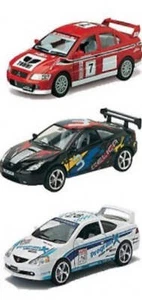 KINSMART AUTO RALLY ASSORTITE CON STAMPE DIE-CAST CON RETROCARICA colore casual - Foto 1 di 3