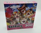 Selfies - Happy Cat Friends at the Beach - 300 Piece Jigsaw Puzzle