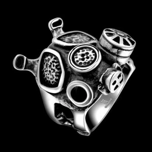 Punk Mens Stainless Steel Geometric Pattern Stylish Biker Ring Size 8=11 #DR38 - Picture 1 of 8