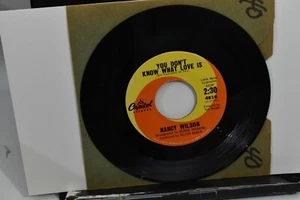 Nancy Wilson "You Don't Know What Love Is" 7" Capitol Records 1963 - Picture 1 of 2