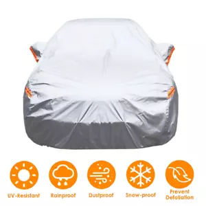 For Honda Civic Full Car Cover Outdoor Sun UV Protection Dust Rain Resistant - Picture 1 of 13