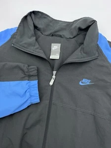 Nike Men's Track Jacket Lined Full Zip 229690-060 Two Tone Blue/Gray Size XL - Picture 1 of 12
