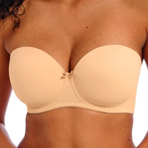 Freya Lingerie Deco Strapless Bra AA4233 Nude - Picture 1 of 6