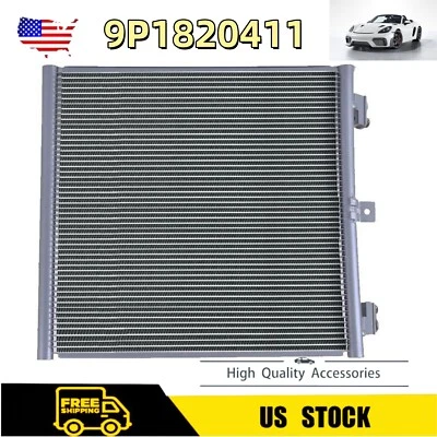 FOR 2017 2018-2023 PORSCHE 718 CAYMAN BOXSTER SPYDER 911 AC CONDENSER RADIATOR - Image 1 of 4