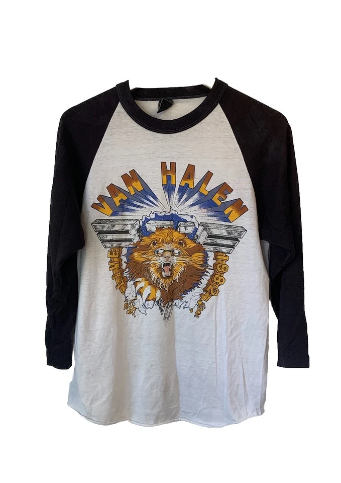 Camiseta De Colección Van Halen Diver Down Concert 1982 Para Hombre Foto 1 de 4
