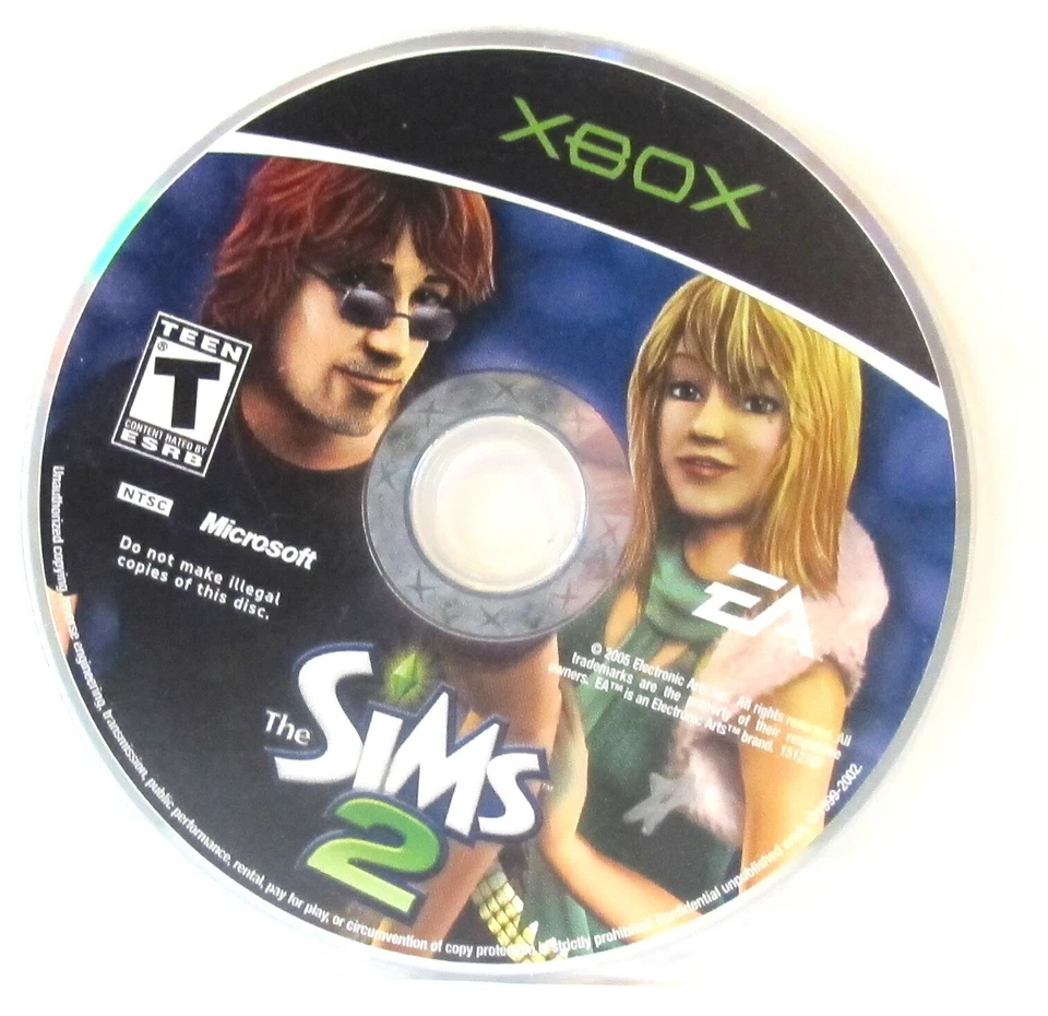 Xbox The Sims 2  (Microsoft, Xbox, 2004) Disc Only READ - Image 1 of 1