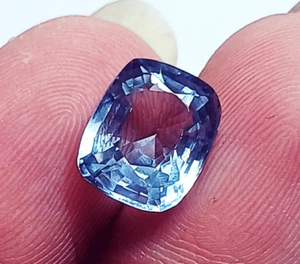 Loose Gemstones Untreated Unheated 3.90 Ct Natural Aquamarine Certified - Picture 1 of 6