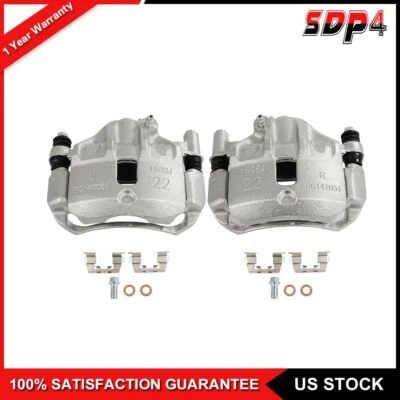 Juego de pinzas de freno delanteras con soporte para Hyundai Scoupe 1993 1994 1995 Foto 1 de 4