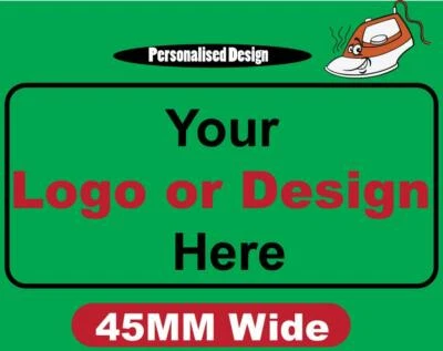 AMARE FEECHI Personalised Your Logo Or Design Here Iron On T Shirt Round Stickers Text Names