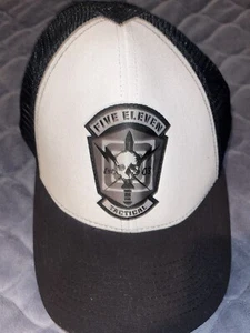 Five Eleven 511 5.11 Tactical Hat Skull Logo Mesh back Snapback Trucker Hat - Picture 1 of 3