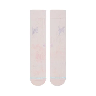 Calcetín Stance Bowie Let's Dance para hombre, rosa claro, talla mediana Foto 1 de 4