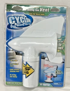Brand New White Camco Cyclone RV Holding Tank Vent (40595) Low Profile Design - Picture 1 of 8