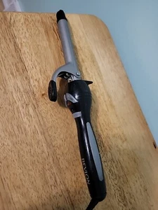 Revlon Perfect Heat Ceramic Curling Iron Model-RV052 -Tested/Works Black. A20 - Picture 1 of 6