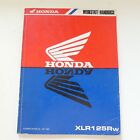 Original Honda Xl 125 R W Werkstatthandbuch Reparaturanleitung Handbuch Manual