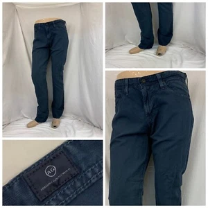 Adriano Goldschmied Jeans 31x34 Blue Dark Wash Cotton Poly Mint YGI S1-195 - Picture 1 of 12