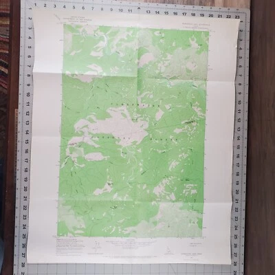 Horseshoe Lake Idaho Quadrangle 1965 USGS mapa topográfico serie de 7,5 minutos Foto 1 de 4