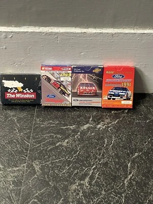 Vintage NASCAR Maxx Race Cards Lot Four (4) Packs Ford 1991,1992,1993 Unsorted - Image 1 of 4
