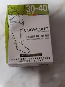 Core Spun Therafirm Compression Support Socks 30-40 mmHg XXLARGE KHAKI 19562 - Picture 1 of 2
