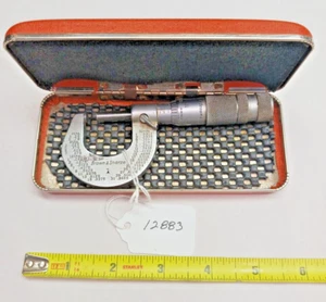 Brown & Sharpe No. 1 Machinists 0 - 1" Micrometer (.0001") Original Storage Box - Picture 1 of 4