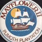 Mayflower II Plimoth Plantation Pin Button Pinback Vintage Plymoth