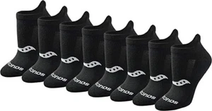 Socken Saucony Damen Performance Ferse Athletic Tab NoShow 8 Paar Farbe schwarz SM - Bild 1 von 5