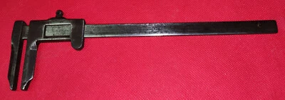 Pied a Coulisse ancien, règle a double gravure (France) - Photo 1/4