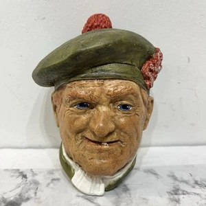 Vintage chalkware Irish Man Wall plaque - Picture 1 of 4