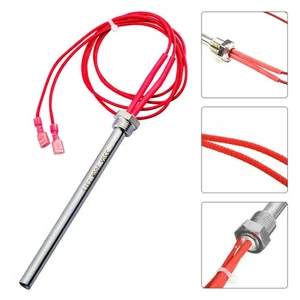 Kaminstab Anzündstab 170*10mm 1Stück 220V 350W Anzündhilfe Grau+Rot Heizung - Picture 1 of 11