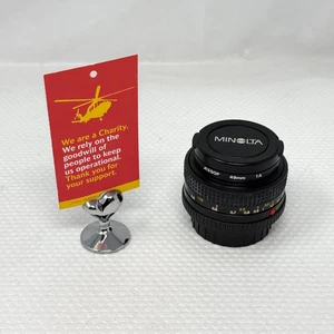 Minolta MD 50mm 1:2 Lens JAPAN 49mm for Minolta MD Mount SLR Camera E4 - Picture 1 of 7