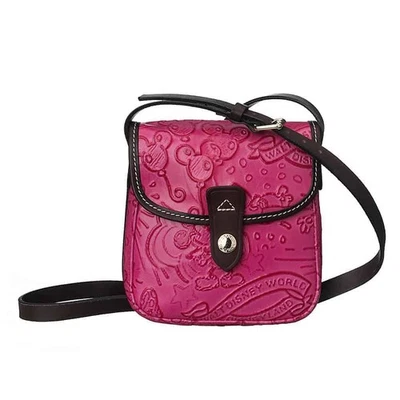 Bandolera pequeña rosa boceto de cuero color rosa de Dooney & Bourke 2014 nueva con etiquetas Foto 1 de 4
