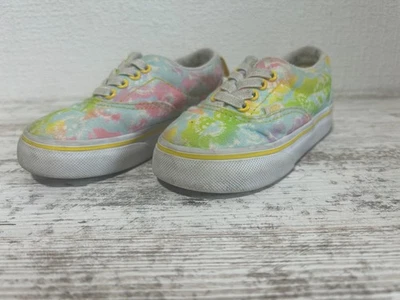 Vans Rainbow Colors All Over Print Slip On Vans Toddler Size 7 (girls) - Image 1 of 4
