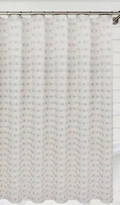 "Cortina de ducha de tela a rayas SONOMA Goods 72 x 72"" - Nueva" Foto 1 de 2