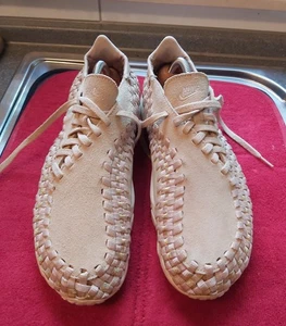 NIKE AIR*Footscape Woven*41*beige*Flechtmuster*Echtleder - Bild 1 von 9