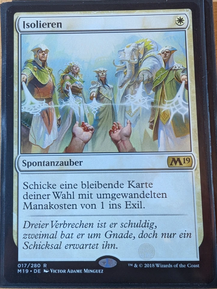 MTG | Isolieren / Isolate | NM | DE | M19 017/280 | Core Set 2019  - Bild 1 von 1