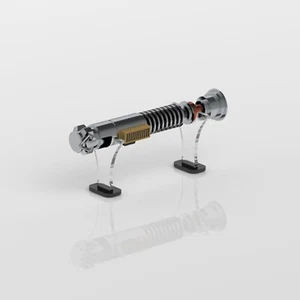 Star Wars Lightsaber Stand / Perspex Acrylic Display Stand / Holder - Black Base - Picture 1 of 4