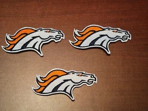 "Tres parches bordados de hierro de 3" Denver Broncos ¡ENVÍO GRATUITO!¡! - Imagen 1 de 1