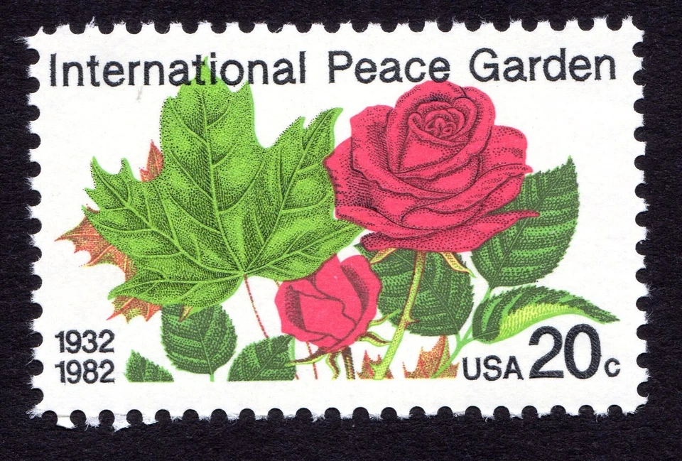 Scott #2014 Peace Garden Roses Single Stamp - MNH - Image 1 of 1
