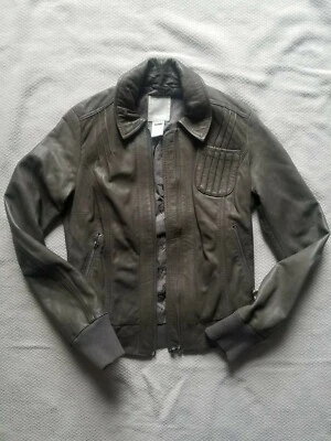 Chaqueta de cuero Diesel para mujer talla 6 Foto 1 de 3