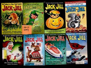 JACK & JILL Magazine Lot#4 of 8 Children's Activities Stories Games Holiday - Picture 1 of 8
