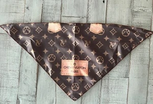 Hunde Bandana zum Binden Gr. Medium bis Large Chewy Vuitton - Bild 1 von 2